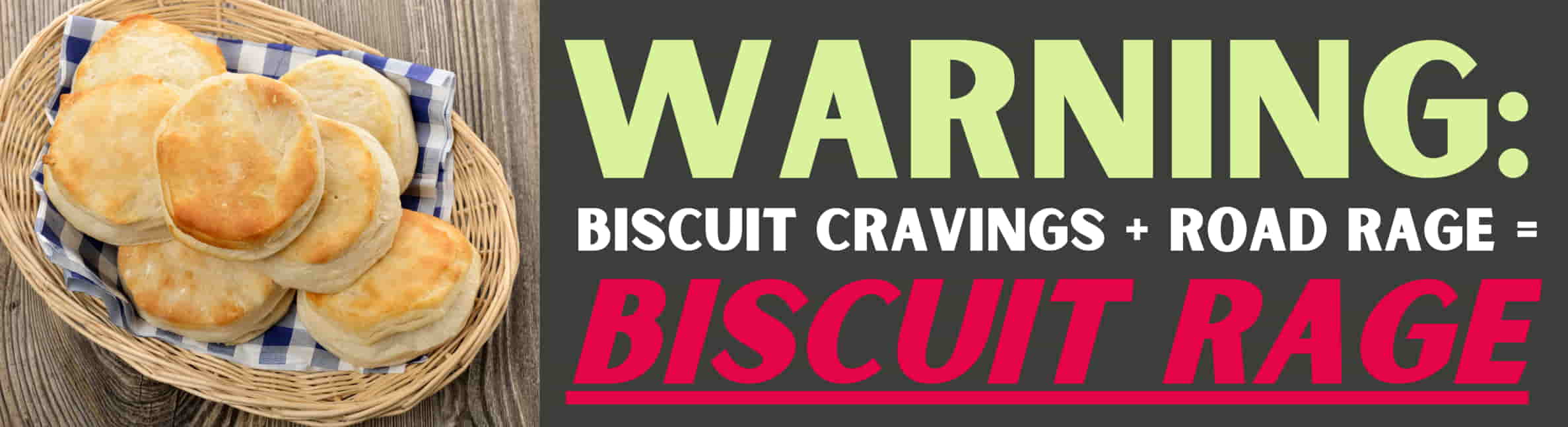 Biscuit rage bumper sticker