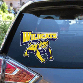Wildcat Sticker on back of Car | Stickers.com